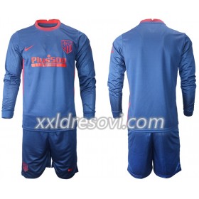 Atlético Madrid Drugi Dječji Komplet Dresovi za Nogomet 2020-2021 Dugim Rukavima (+ kratke hlače)